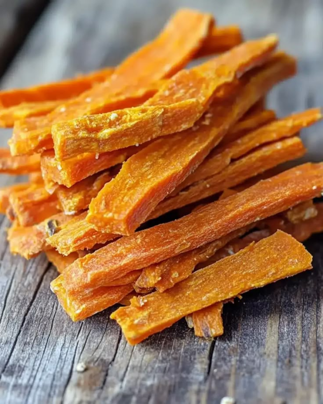 dried carrot stick dog treats